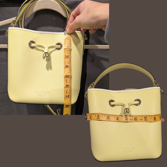 Kate Spade New York Eva Small Bucket Bag – Limelight/Yellow – NWOT - Picture 7 of 12